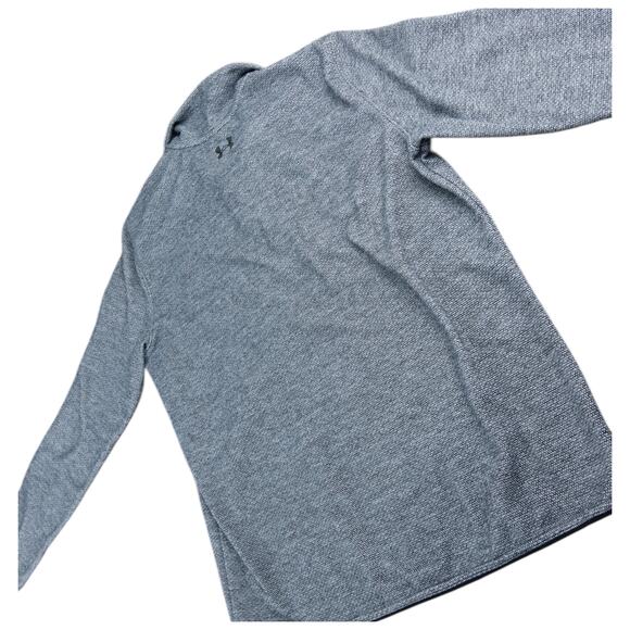 Under Armor Gray Fleece Pullover Sweater Jacket L - Picture 4 of 5